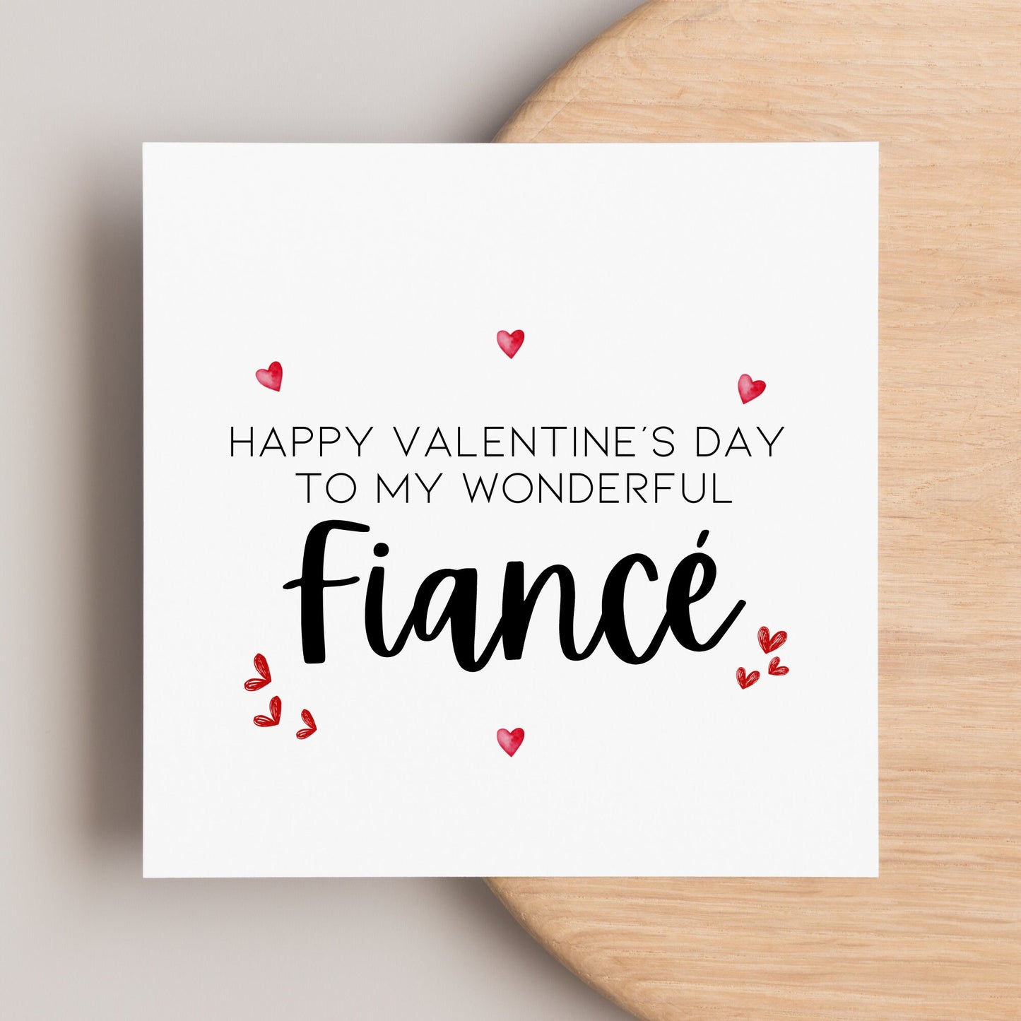 Fiancé Valentine’s Day card, Happy Valentine’s Day to my wonderful fiance, husband to be cards, future wife card
