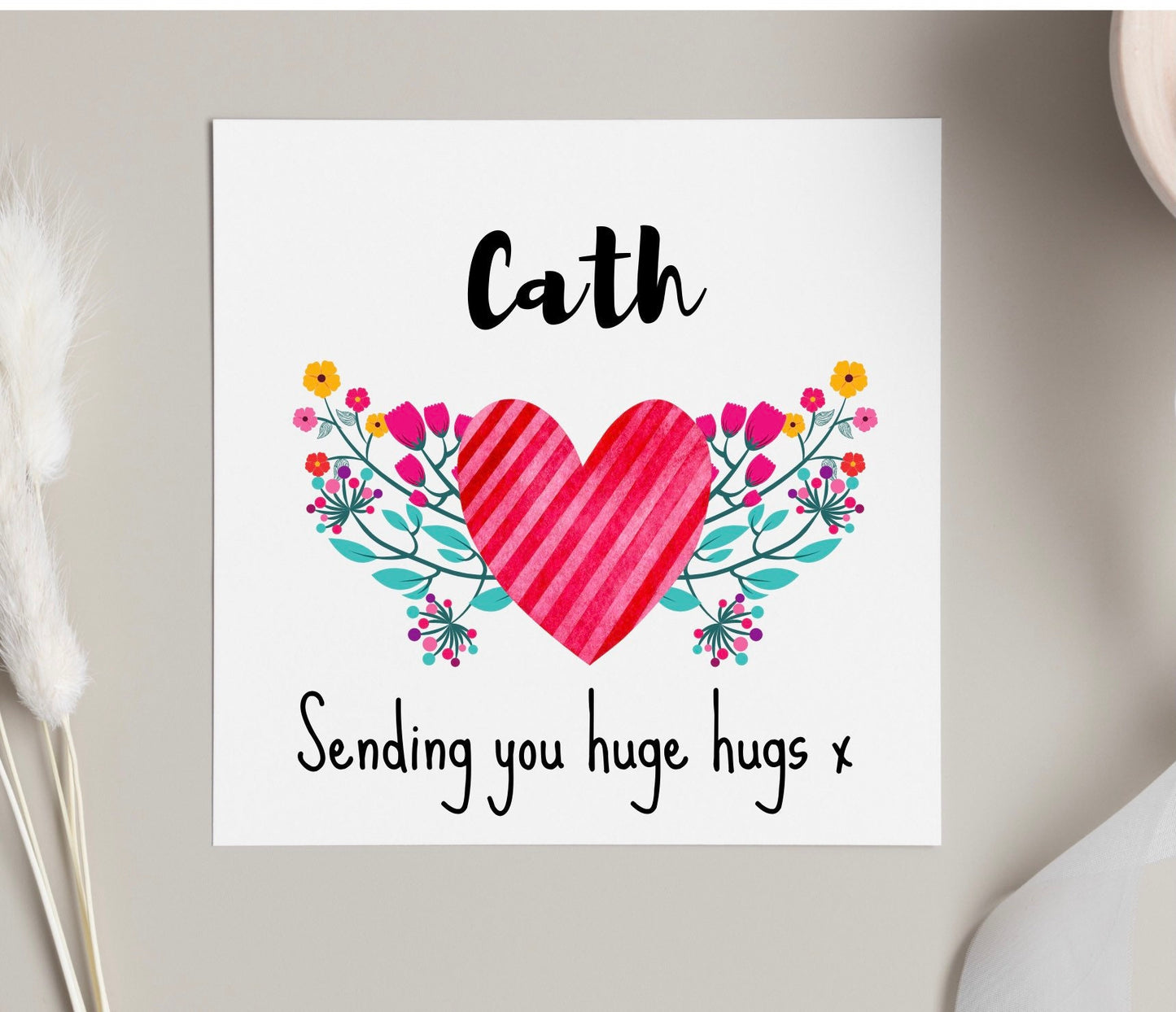 Sending you love and strength, huge hugs card, friendship,hard times, divorce and breakups, grievance memorial cards, going through chemo